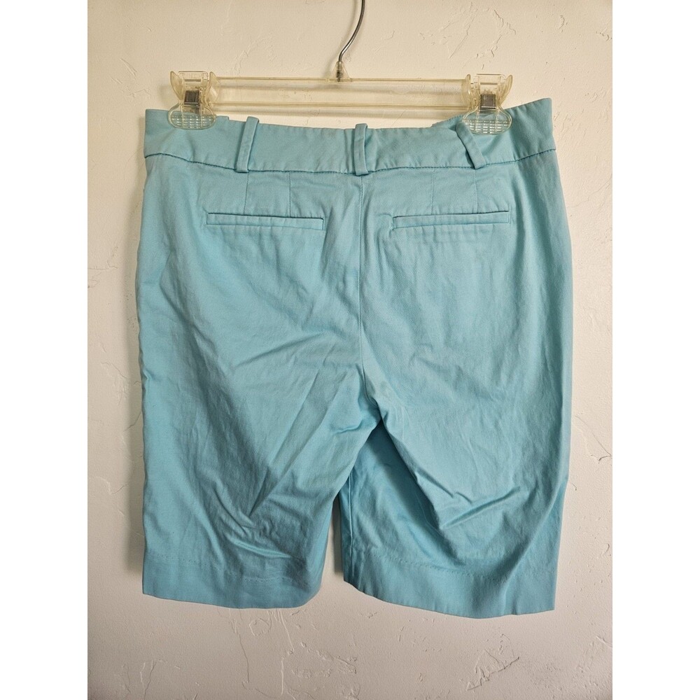 Talbot Women's Bermuda Shorts, Turquoise, Size 0P - Picture 3 of 3